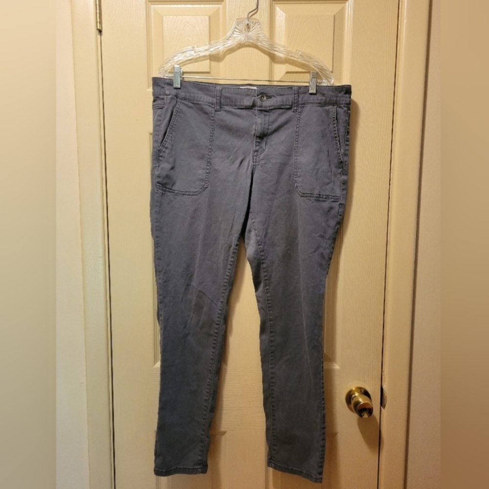 🌻 Merona Gray Skinny Jeans - Size 16 Excellent Condition